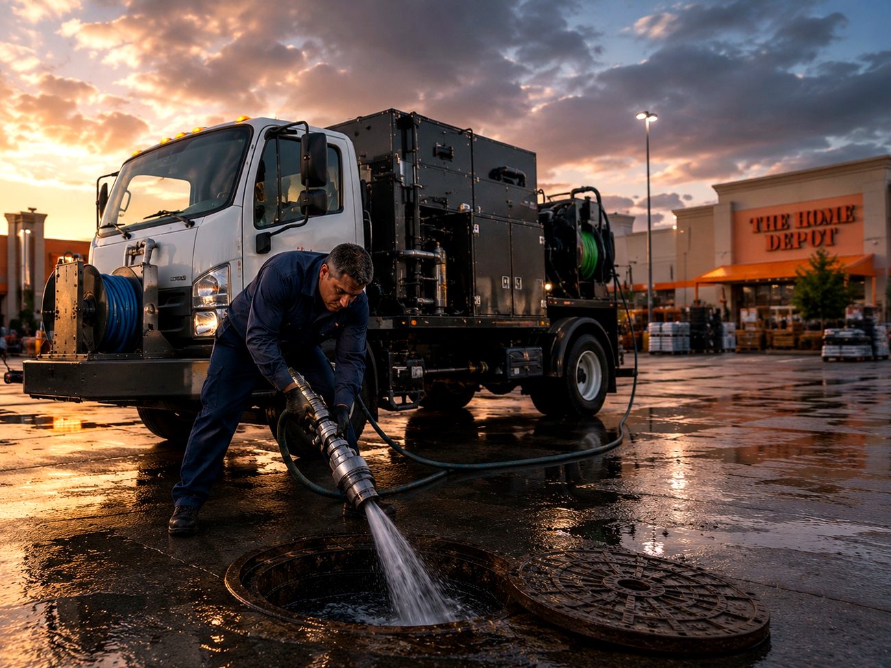 Commercial hydro jetting Dallas service Commercial hydro jetting Dallas service